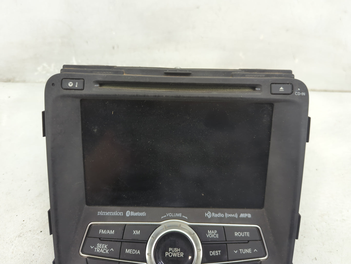 2013 Hyundai Sonata Radio AM FM Cd Player Receiver Replacement P/N:96560-3Q206 AV244INAN, 965603Q206 Fits OEM Used Auto Part