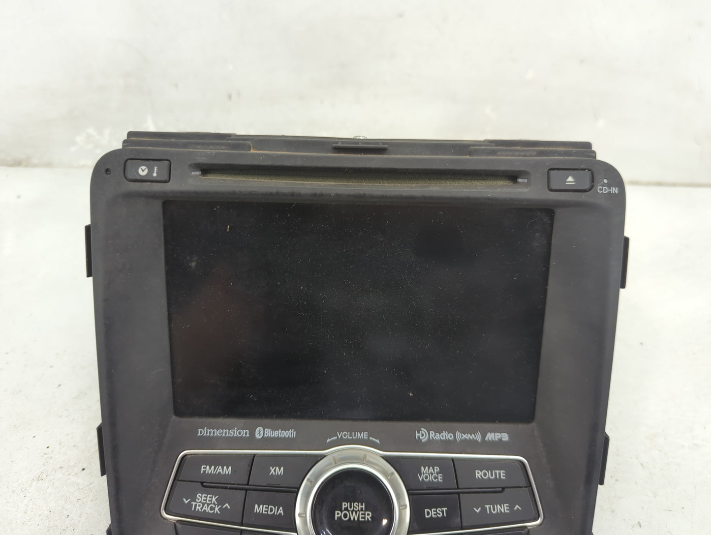 2013 Hyundai Sonata Radio AM FM Cd Player Receiver Replacement P/N:96560-3Q206 AV244INAN, 965603Q206 Fits OEM Used Auto Part