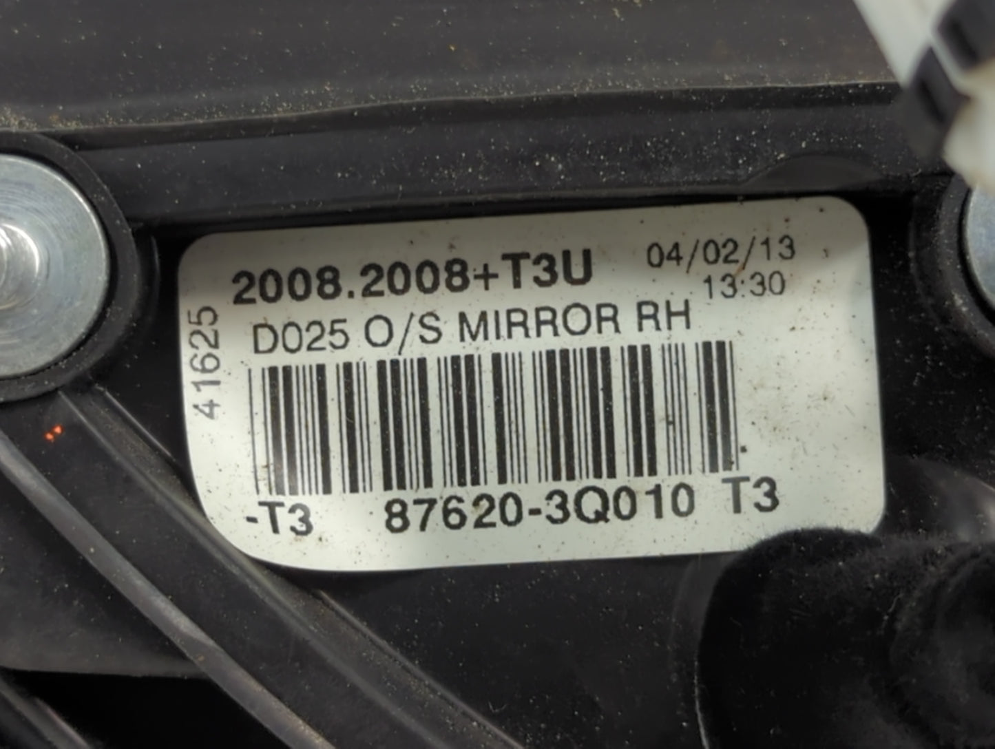 2011-2014 Hyundai Sonata Passenger Side View Mirror - Right Door Mirror OEM Used - Oemusedautoparts1.com