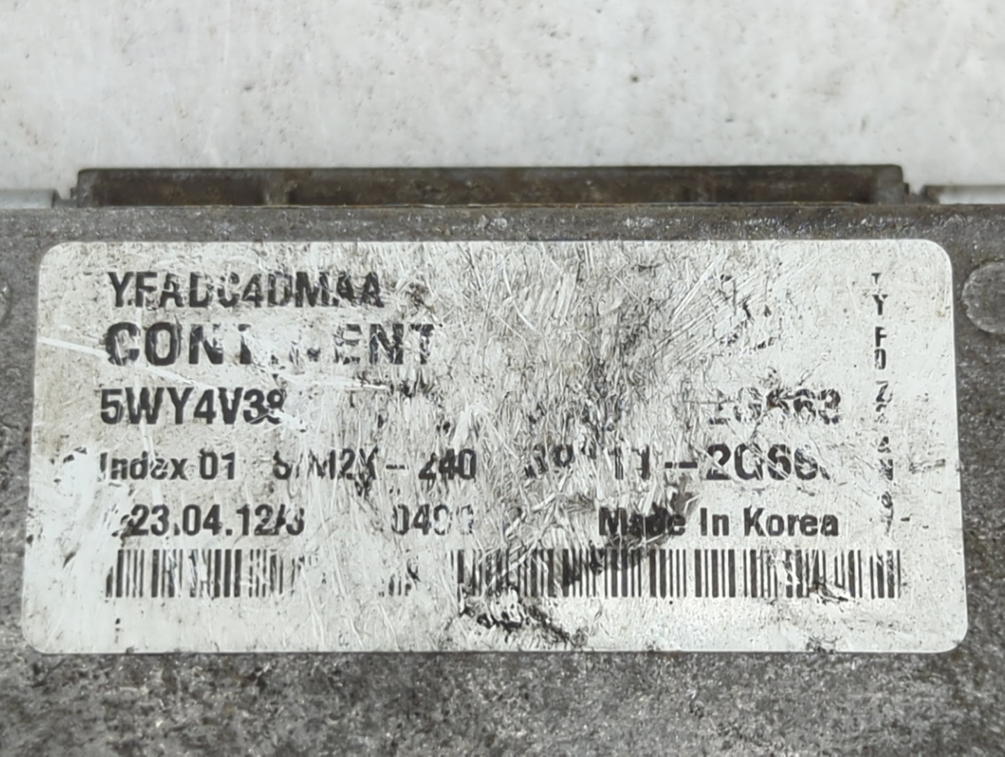 2011-2014 Hyundai Sonata PCM Engine Control Computer ECU ECM PCU OEM P/N:YFADC4DMAA 5WY4V38 Fits Fits 2011 2012 2013 2014 OE