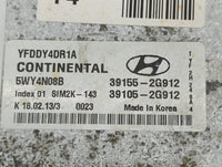 2011-2015 Hyundai Sonata PCM Engine Control Computer ECU ECM PCU OEM P/N:YFDDY4DR1A 5WY4N08B Fits Fits 2011 2012 2013 2014 2