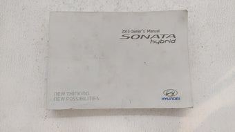 compare product 2013 Hyundai Sonata Owners Manual Book Guide OEM Used Auto Parts