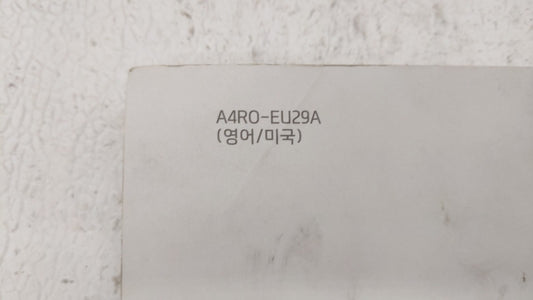 2013 Hyundai Sonata Owners Manual Book Guide OEM Used Auto Parts