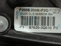 2011-2014 Hyundai Sonata Passenger Side View Mirror - Right Door Mirror OEM Used - Oemusedautoparts1.com