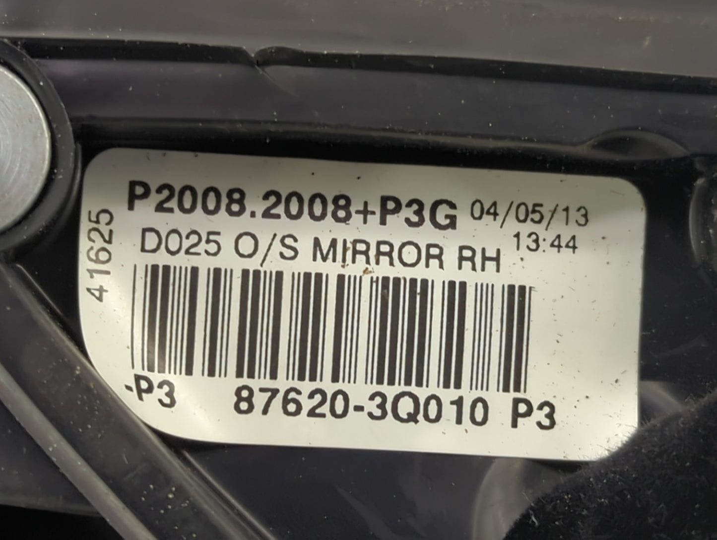 2011-2014 Hyundai Sonata Passenger Side View Mirror - Right Door Mirror OEM Used - Oemusedautoparts1.com