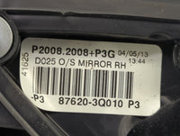 2011-2014 Hyundai Sonata Passenger Side View Mirror - Right Door Mirror OEM Used - Oemusedautoparts1.com