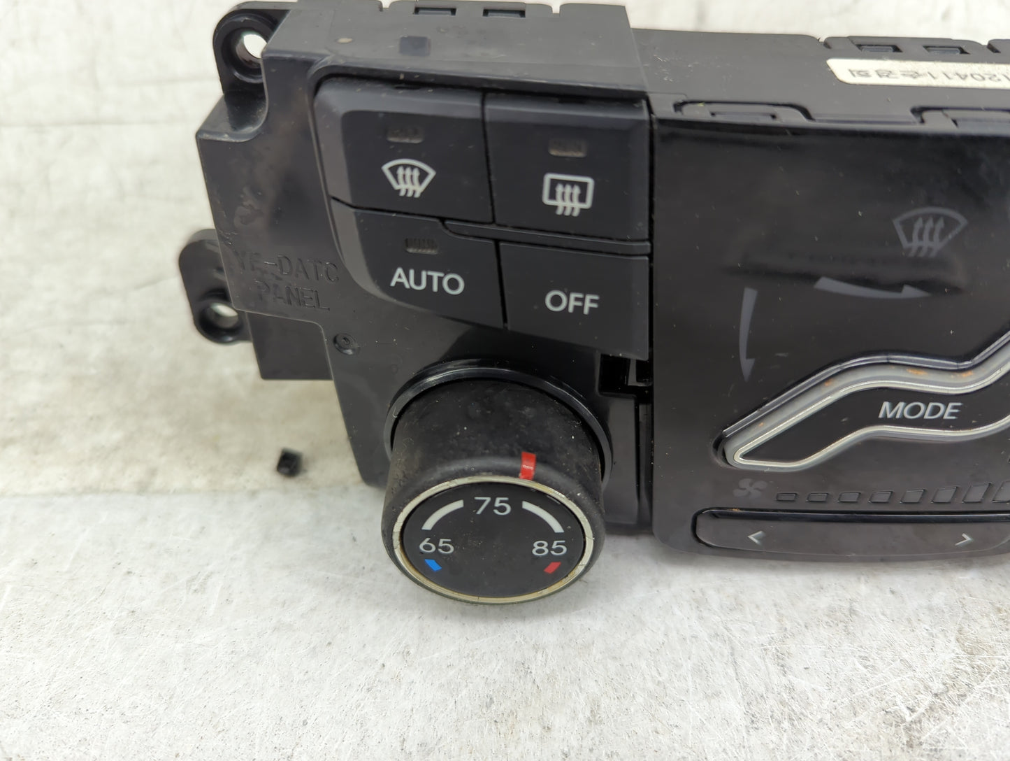 2011-2013 Hyundai Sonata Climate Control Module Temperature AC/Heater Replacement Fits Fits 2011 2012 2013 OEM Used Auto Par
