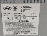 2013-2014 Hyundai Sonata Radio AM FM Cd Player Receiver Replacement P/N:961903Q700 96190-3Q700, A3HD100611A Fits Fits 2013 2