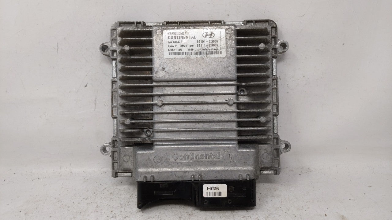 2011-2014 Hyundai Sonata PCM Engine Control Computer ECU ECM PCU OEM Fits OEM Used Auto Parts - Oemusedautoparts1.com