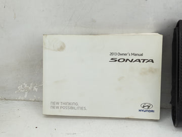 2013 Hyundai Sonata Owners Manual Book Guide P/N:A3S0-EU25B OEM Used Auto Parts