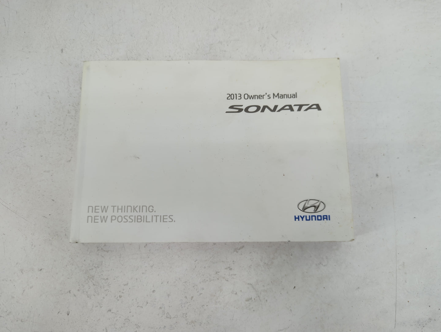 2013 Hyundai Sonata Owners Manual Book Guide P/N:A3SO-EU31E OEM Used Auto Parts - Oemusedautoparts1.com