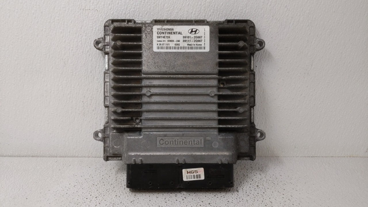 2011-2014 Hyundai Sonata PCM Engine Control Computer ECU ECM PCU OEM Fits OEM Used Auto Parts - Oemusedautoparts1.com
