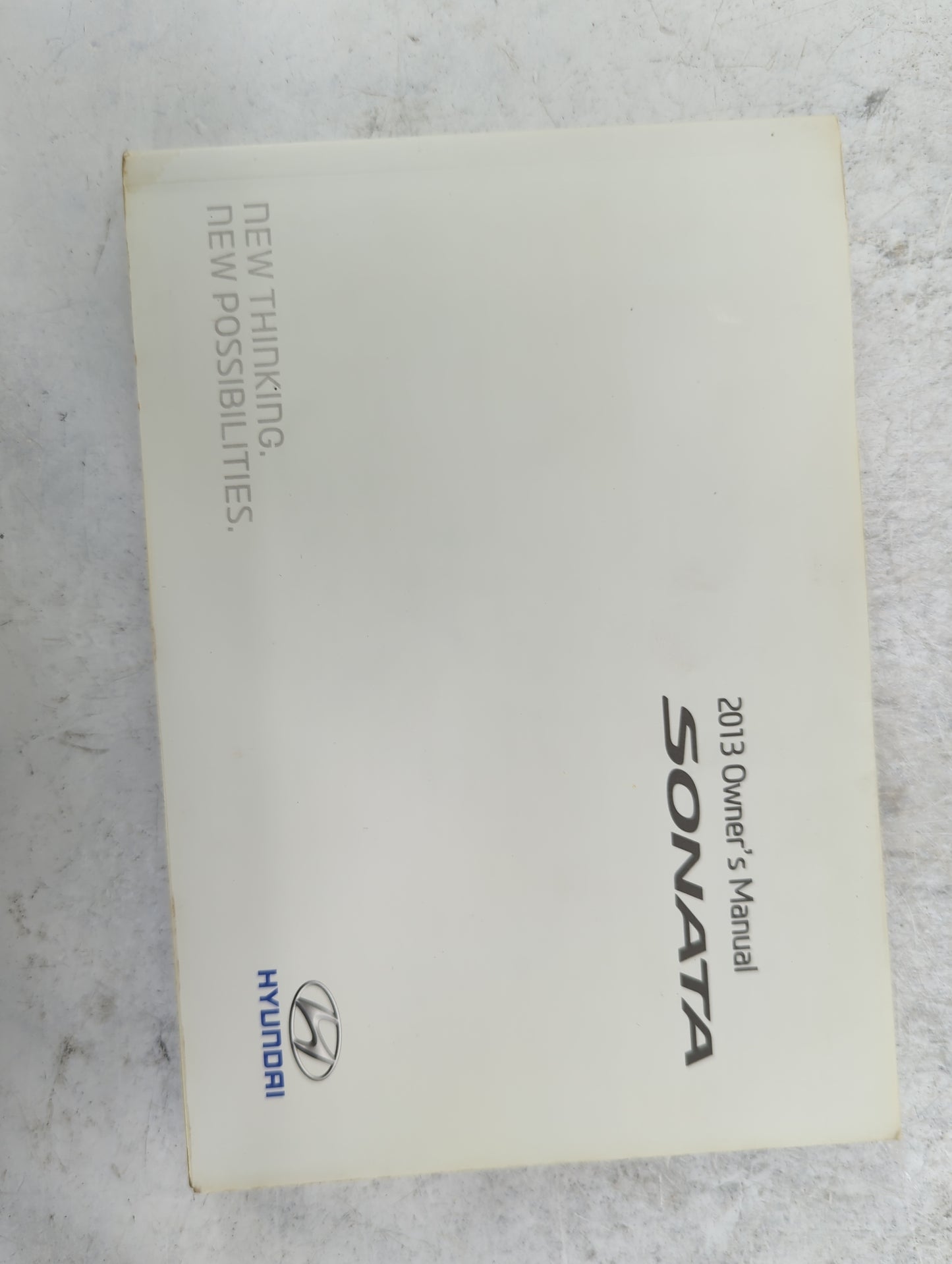 2013 Hyundai Sonata Owners Manual Book Guide P/N:A3SO-EU33F OEM Used Auto Parts - Oemusedautoparts1.com