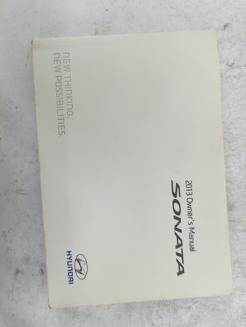 2013 Hyundai Sonata Owners Manual Book Guide P/N:A3SO-EU33F OEM Used Auto Parts - Oemusedautoparts1.com