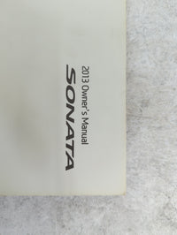 2013 Hyundai Sonata Owners Manual Book Guide P/N:A3SO-EU33F OEM Used Auto Parts - Oemusedautoparts1.com