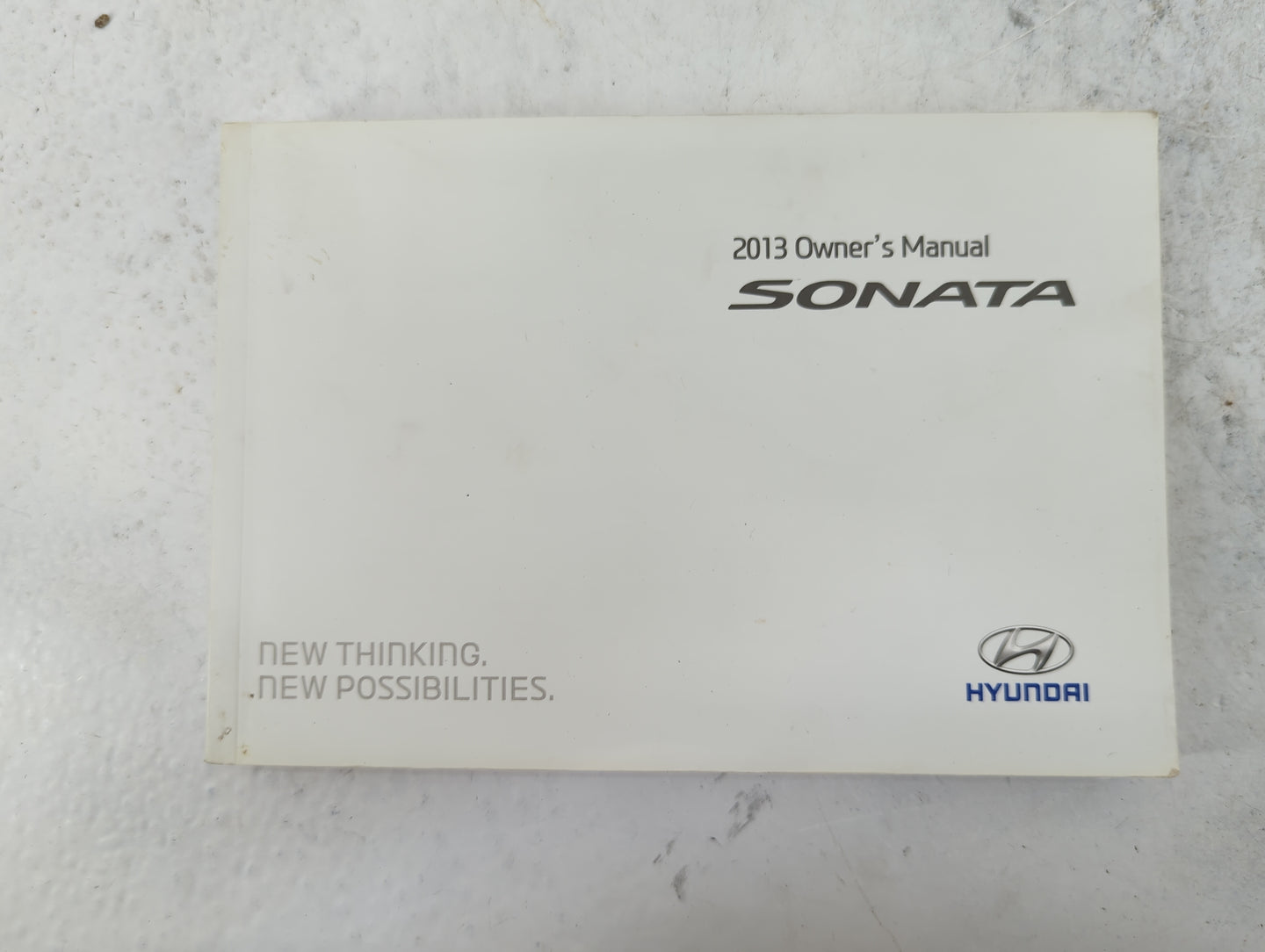 2013 Hyundai Sonata Owners Manual Book Guide P/N:A3SO-EU28C 13YF-23A OEM Used Auto Parts - Oemusedautoparts1.com
