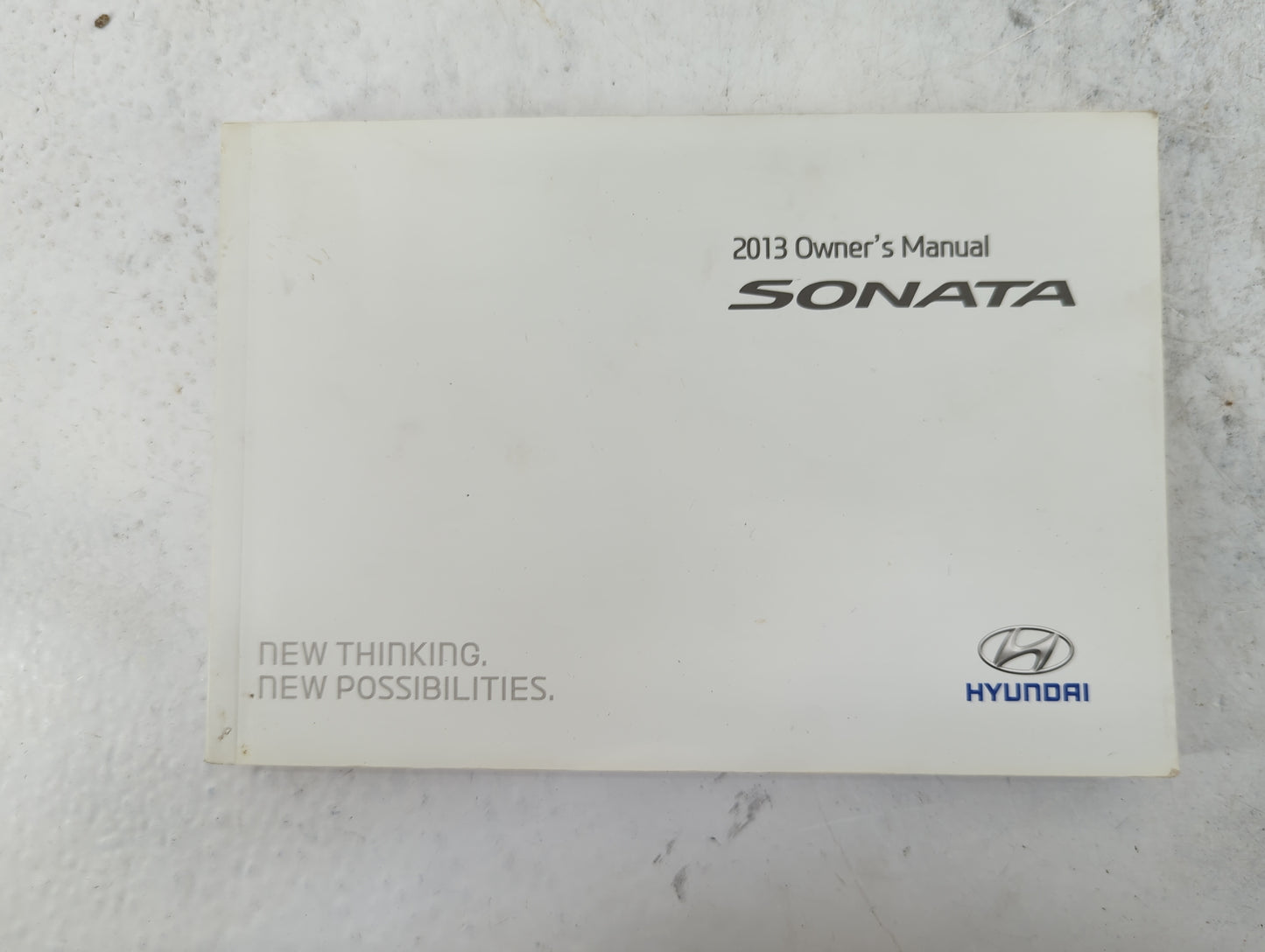 2013 Hyundai Sonata Owners Manual Book Guide P/N:A3SO-EU28C 13YF-23A OEM Used Auto Parts - Oemusedautoparts1.com