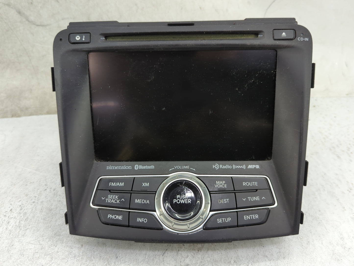 2013 Hyundai Sonata Radio AM FM Cd Player Receiver Replacement P/N:96560-3Q205 AV244INAN Fits OEM Used Auto Parts - Oemuseda