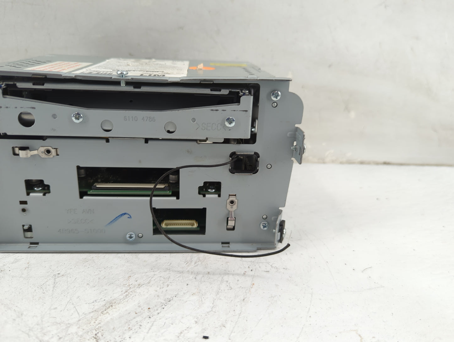 2013 Hyundai Sonata Radio AM FM Cd Player Receiver Replacement P/N:96560-3Q206 AV244INAN, 4R965-S1000 Fits OEM Used Auto Par