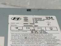 2013 Hyundai Sonata Radio AM FM Cd Player Receiver Replacement P/N:96560-3Q206 AV244INAN, 4R965-S1000 Fits OEM Used Auto Par