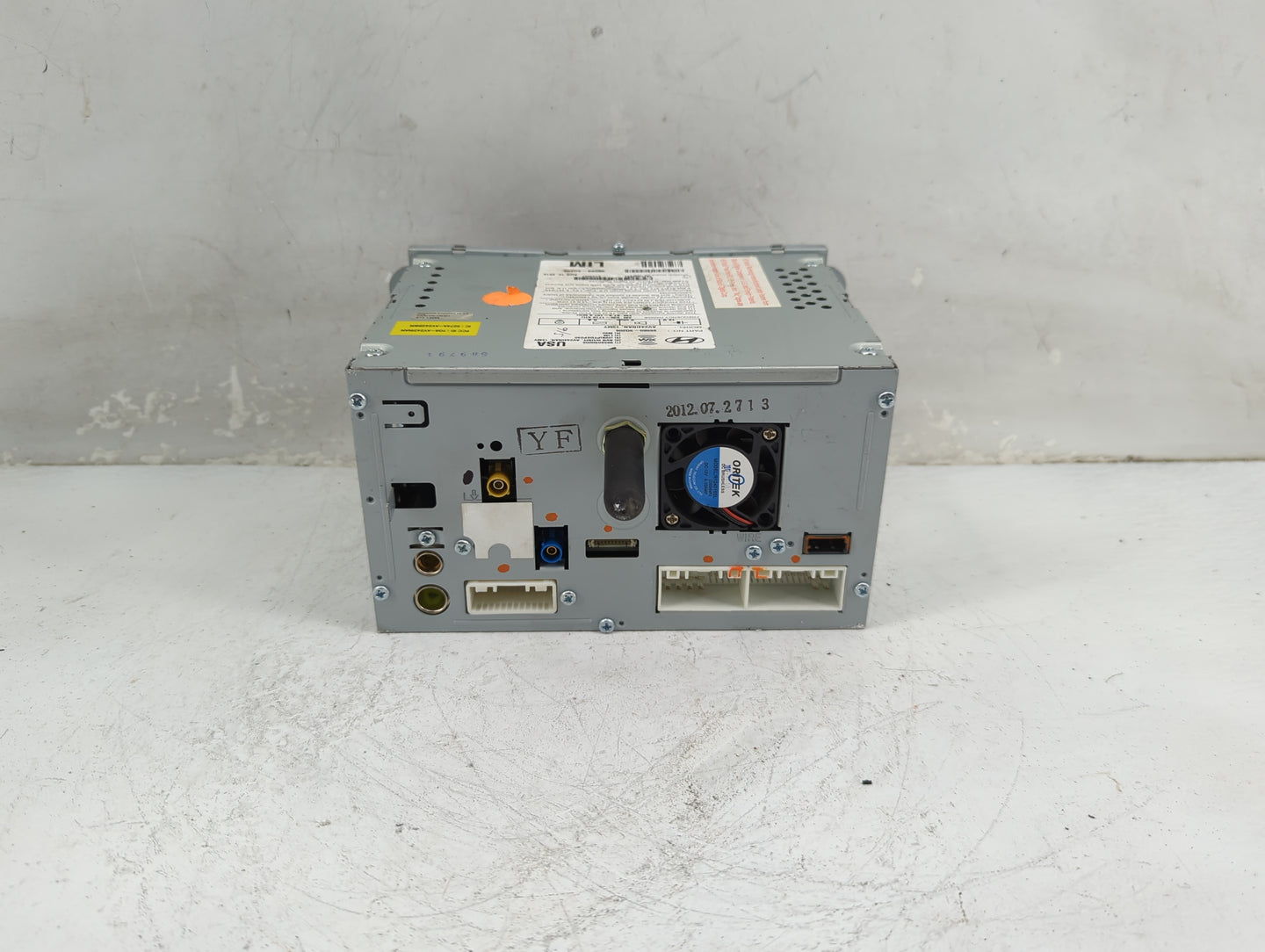2013 Hyundai Sonata Radio AM FM Cd Player Receiver Replacement P/N:96560-3Q206 AV244INAN, 4R965-S1000 Fits OEM Used Auto Par