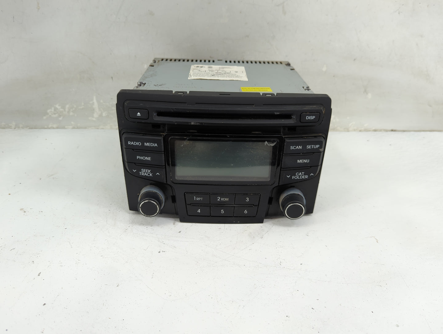 2012-2014 Hyundai Sonata Radio AM FM Cd Player Receiver Replacement P/N:961803Q700 22S655QW284 Fits Fits 2012 2013 2014 OEM 