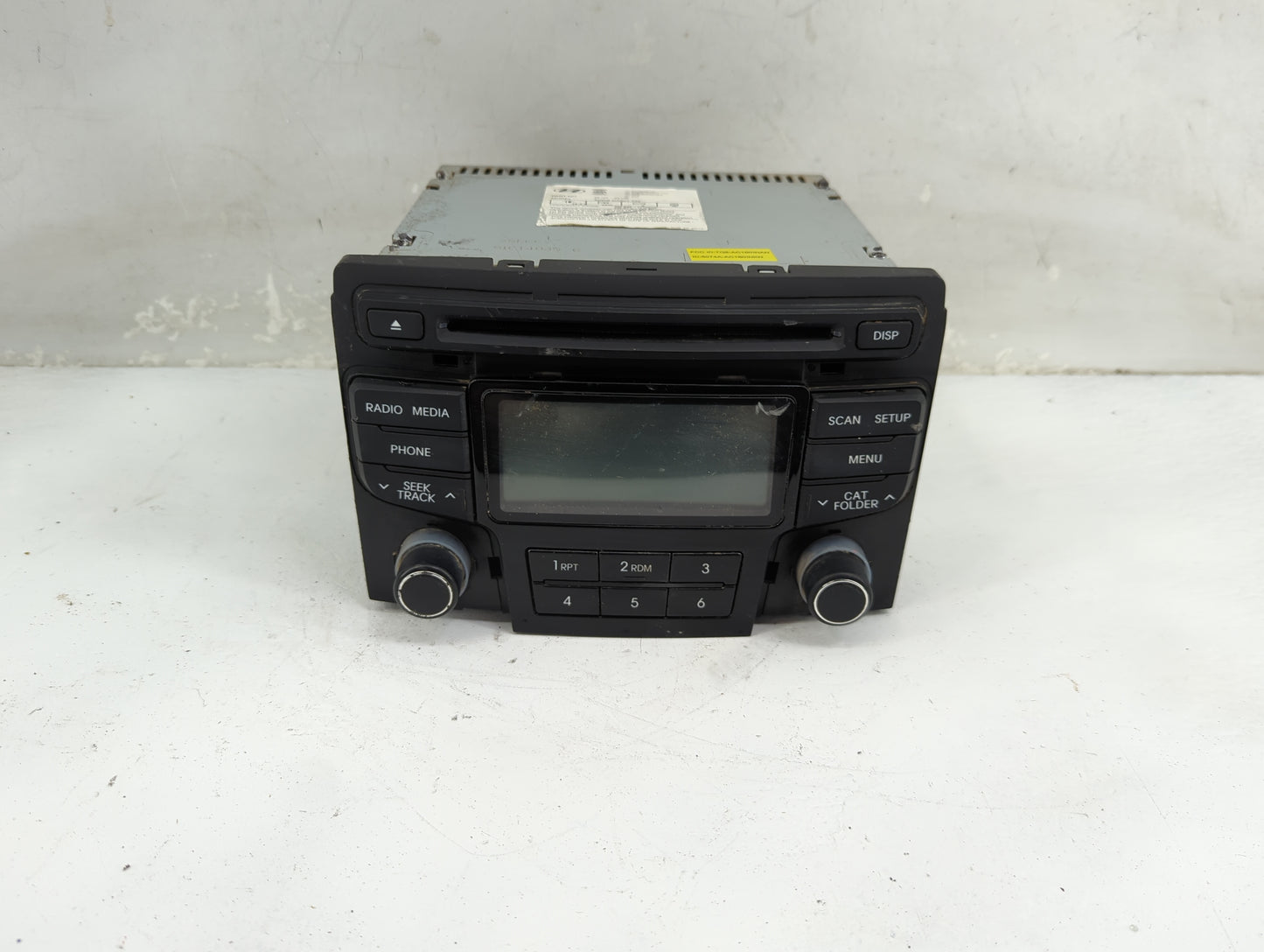 2012-2014 Hyundai Sonata Radio AM FM Cd Player Receiver Replacement P/N:961803Q700 22S655QW284 Fits Fits 2012 2013 2014 OEM 