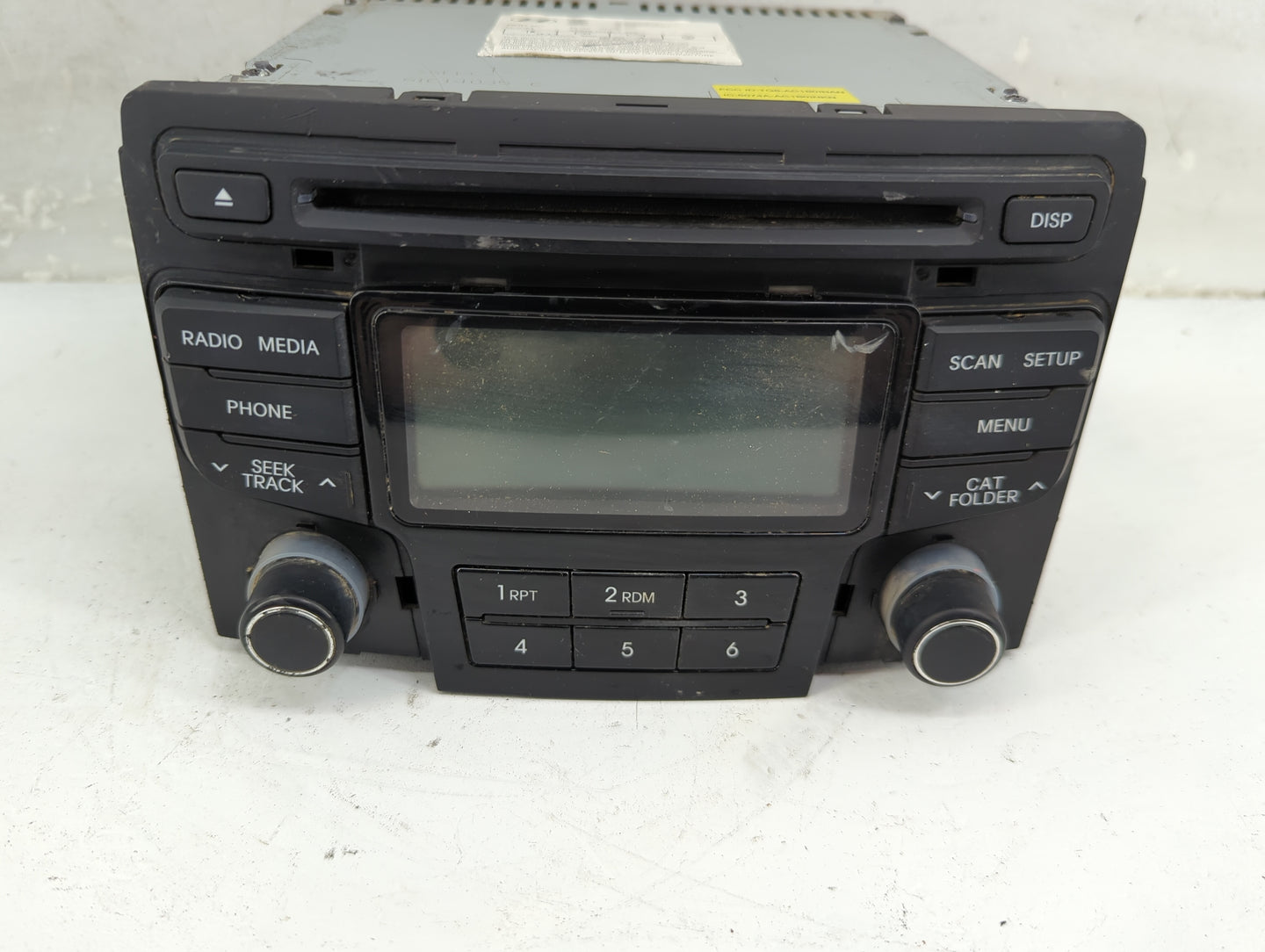 2012-2014 Hyundai Sonata Radio AM FM Cd Player Receiver Replacement P/N:961803Q700 22S655QW284 Fits Fits 2012 2013 2014 OEM 