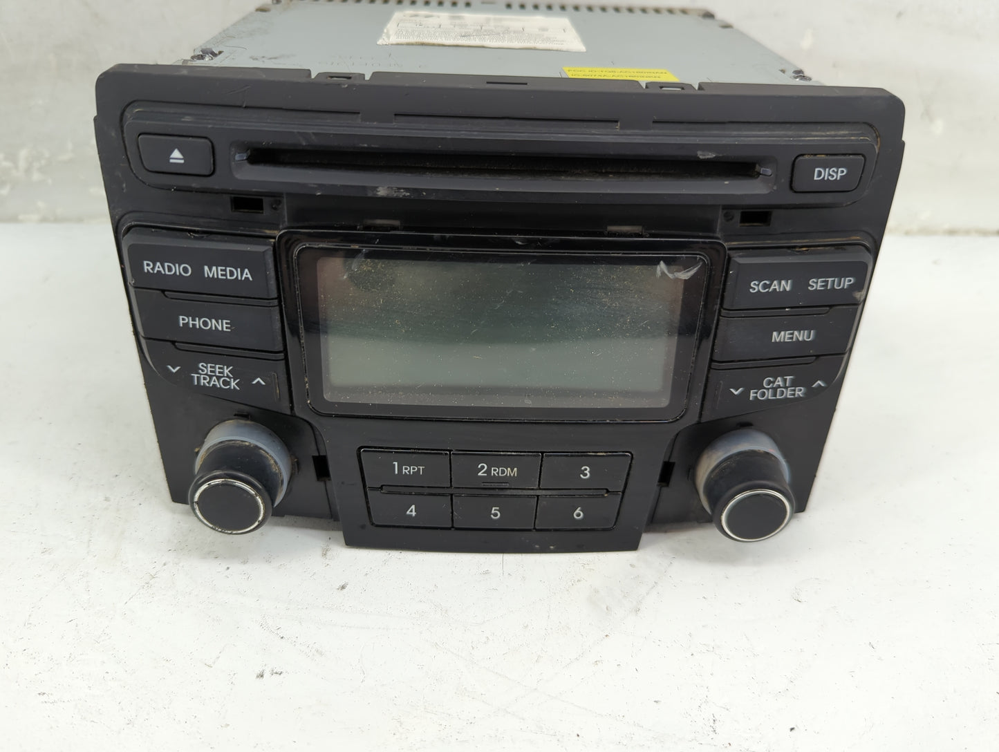 2012-2014 Hyundai Sonata Radio AM FM Cd Player Receiver Replacement P/N:961803Q700 22S655QW284 Fits Fits 2012 2013 2014 OEM 