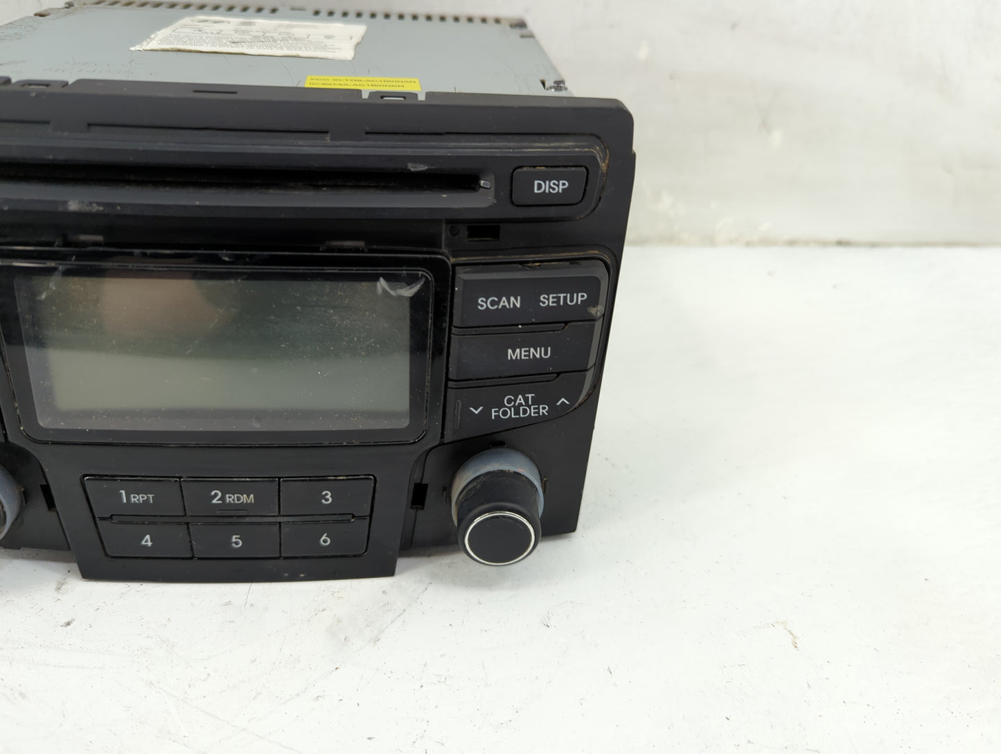 2012-2014 Hyundai Sonata Radio AM FM Cd Player Receiver Replacement P/N:961803Q700 22S655QW284 Fits Fits 2012 2013 2014 OEM 