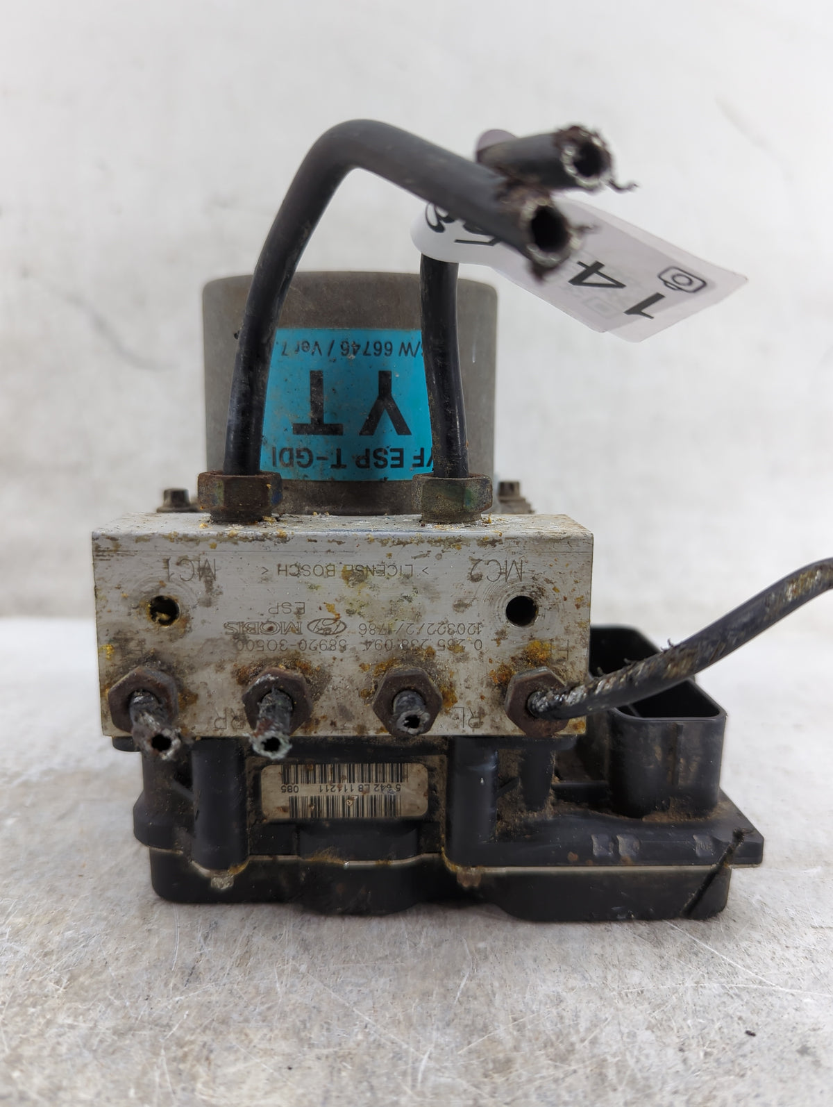2011-2013 Hyundai Sonata Anti-Lock Brake ABS Pump Module Actuator OEM P/N:0265951747 0265236094 Fits Fits 2011 2012 2013 OEM