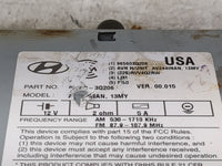 2013-2014 Hyundai Sonata Radio AM FM Cd Player Receiver Replacement P/N:965603Q206 AV244INAN, 9656030206 Fits Fits 2013 2014