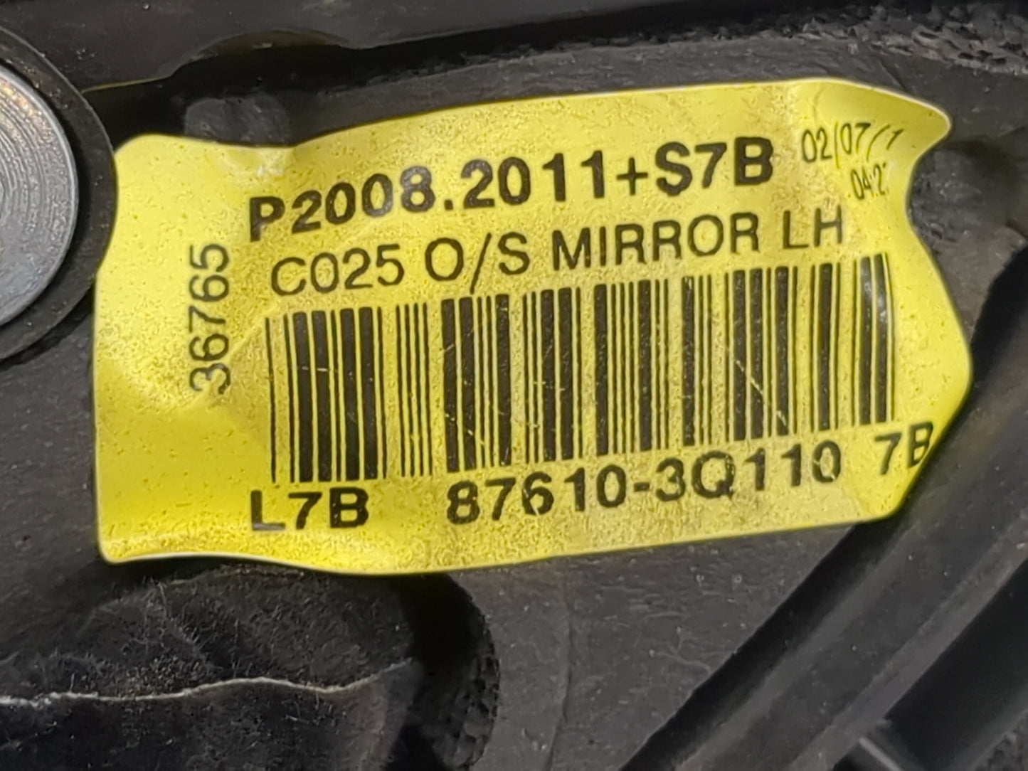 2011-2014 Hyundai Sonata Driver Side View Mirror - Left Door Mirror OEM Used - Oemusedautoparts1.com