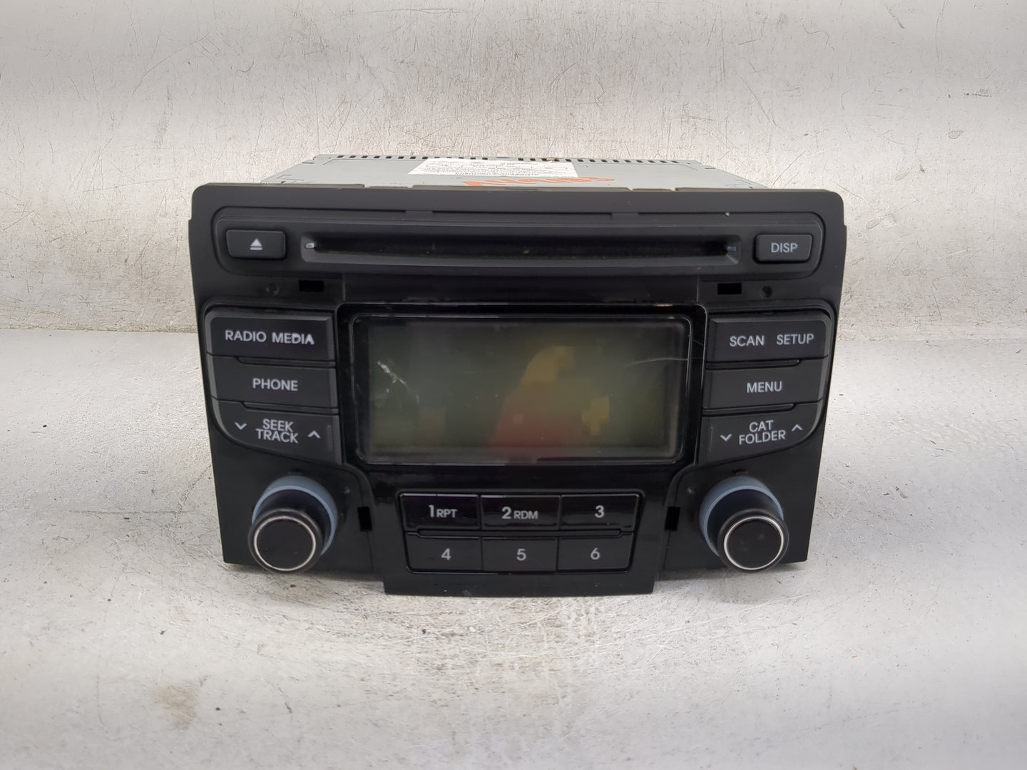 2012-2014 Hyundai Sonata Radio AM FM Cd Player Receiver Replacement P/N:96180-3Q700 Fits Fits 2012 2013 2014 OEM Used Auto P