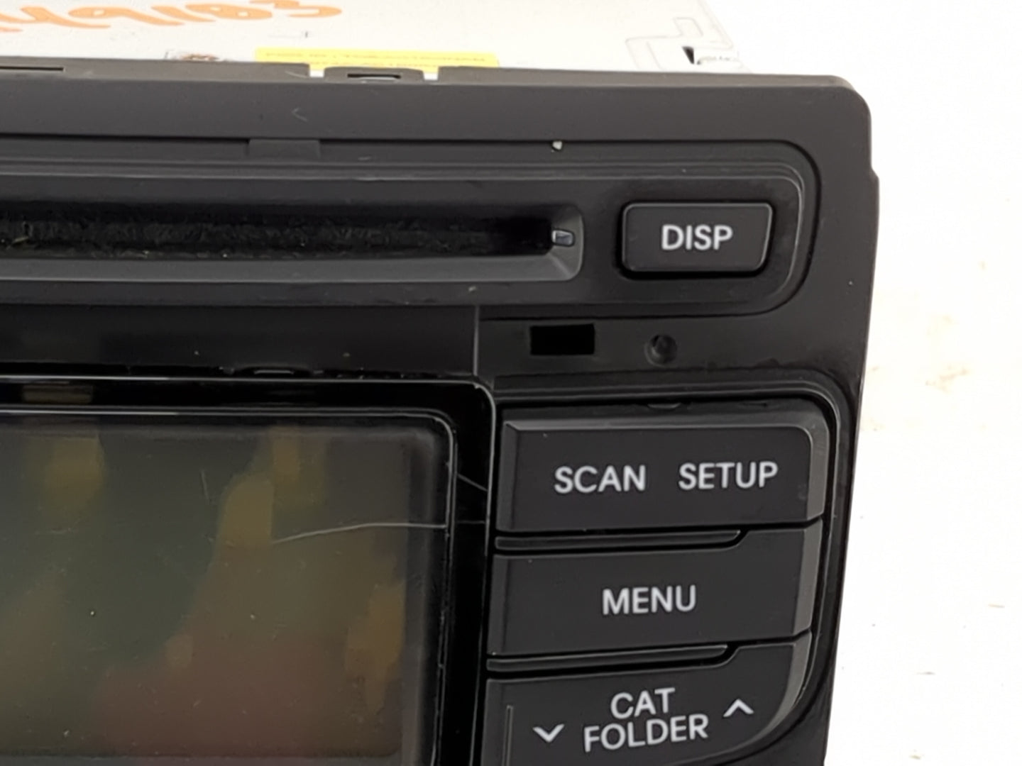 2012-2014 Hyundai Sonata Radio AM FM Cd Player Receiver Replacement P/N:96180-3Q700 Fits Fits 2012 2013 2014 OEM Used Auto P