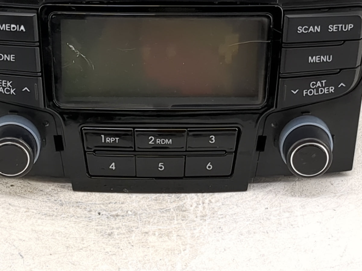 2012-2014 Hyundai Sonata Radio AM FM Cd Player Receiver Replacement P/N:96180-3Q700 Fits 2012 2013 2014 OEM Used Auto Parts 
