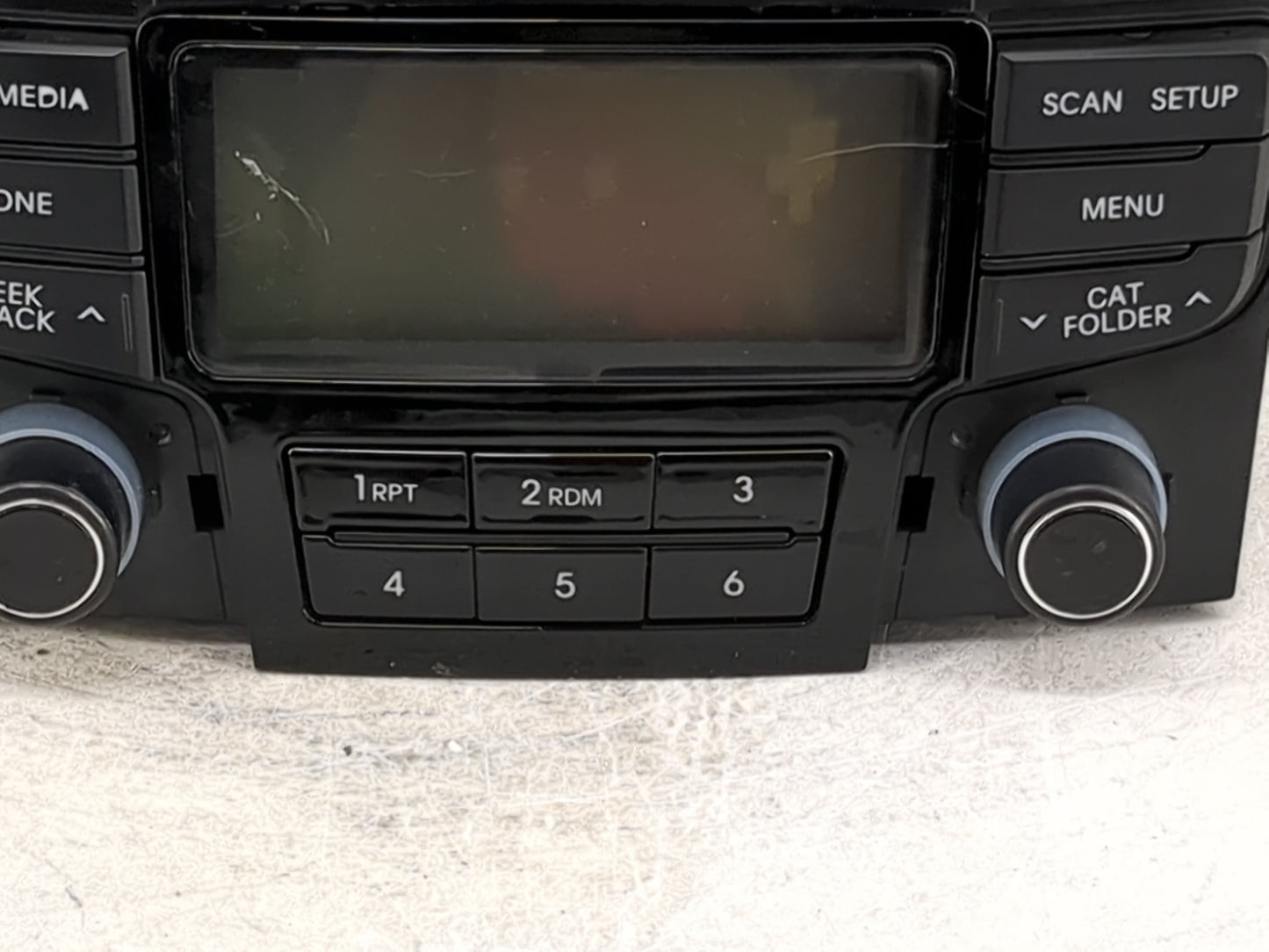 2012-2014 Hyundai Sonata Radio AM FM Cd Player Receiver Replacement P/N:96180-3Q700 Fits Fits 2012 2013 2014 OEM Used Auto P