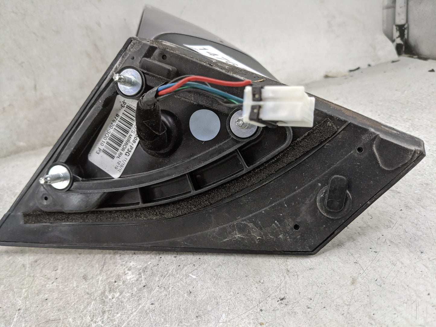 2011-2014 Hyundai Sonata Passenger Side View Mirror - Right Door Mirror OEM Used - Oemusedautoparts1.com