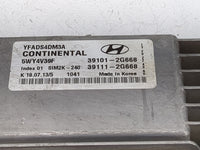 2011-2014 Hyundai Sonata PCM Engine Control Computer ECU ECM PCU OEM P/N:YFADS4DM3A 5WY4V39F Fits Fits 2011 2012 2013 2014 O