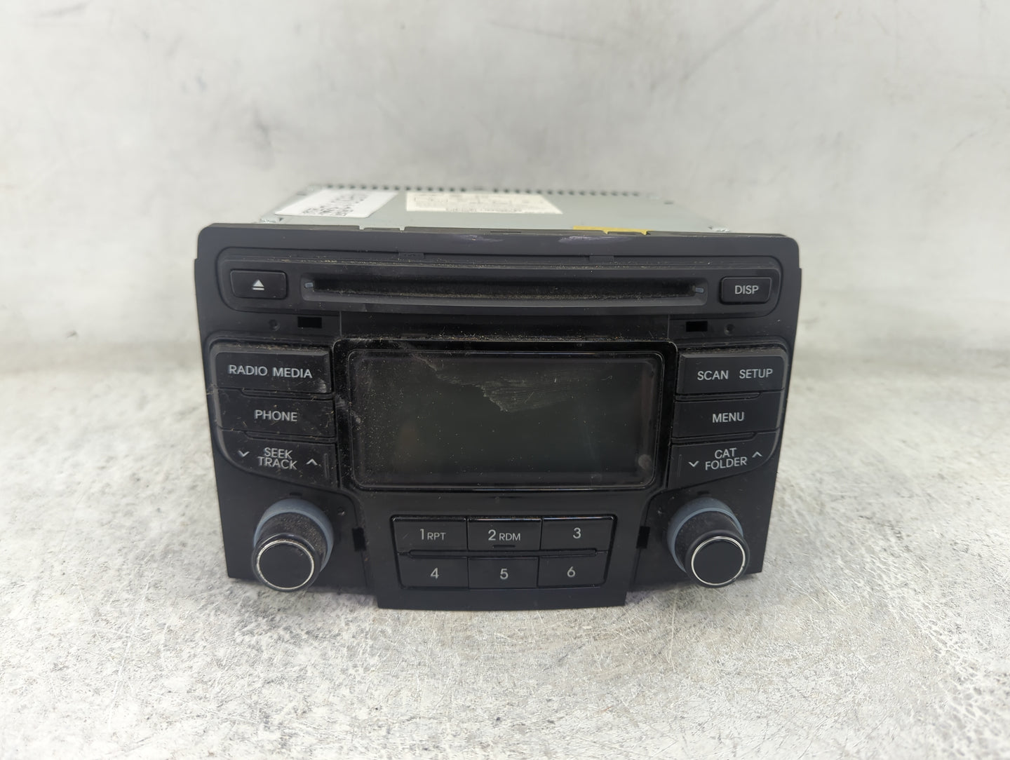 2012-2014 Hyundai Sonata Radio AM FM Cd Player Receiver Replacement P/N:961803Q700 96180-3Q700 Fits Fits 2012 2013 2014 OEM 