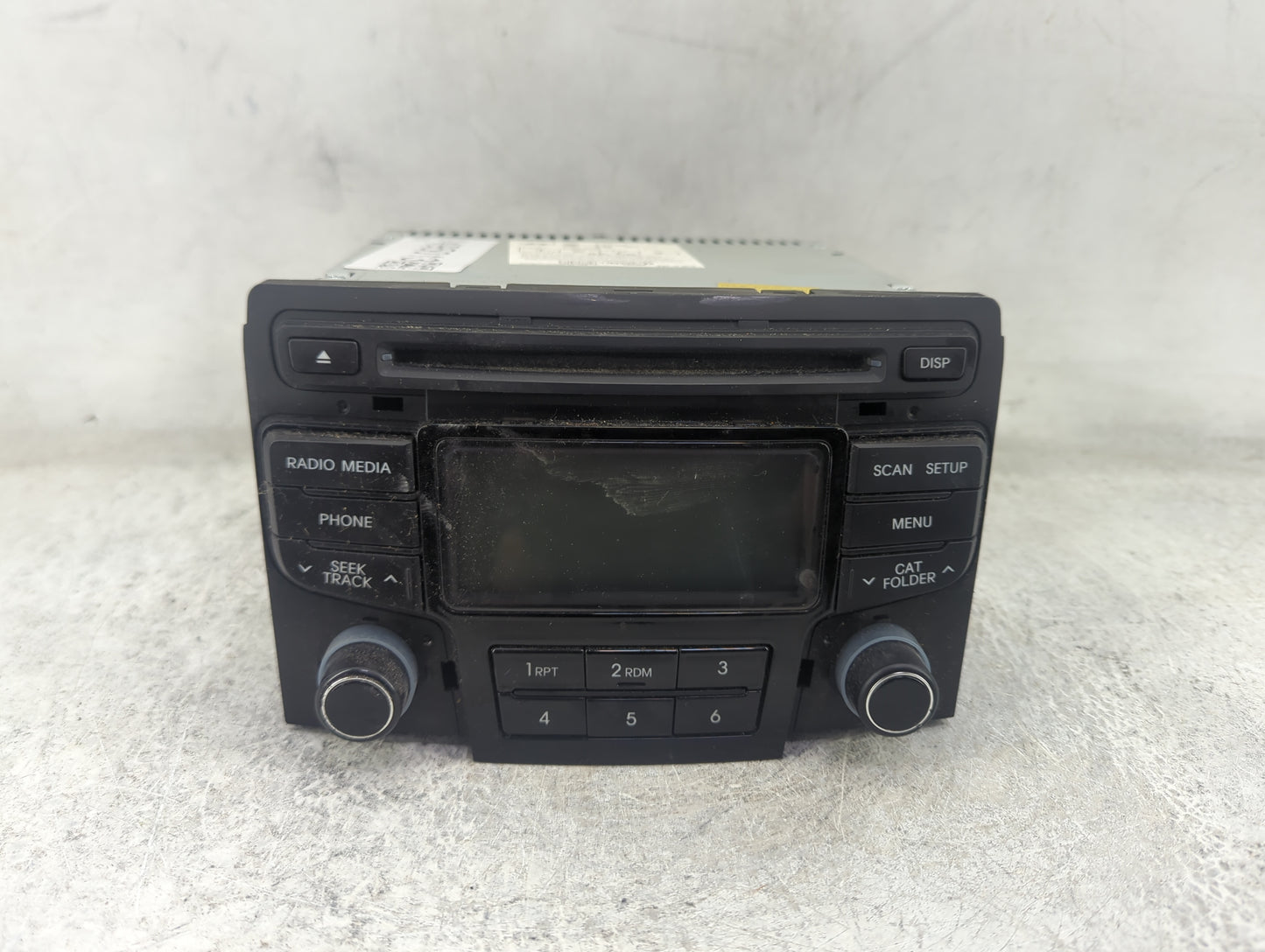 2012-2014 Hyundai Sonata Radio AM FM Cd Player Receiver Replacement P/N:961803Q700 96180-3Q700 Fits Fits 2012 2013 2014 OEM 