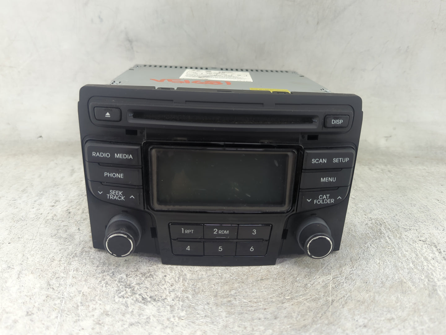 2012-2014 Hyundai Sonata Radio AM FM Cd Player Receiver Replacement P/N:96180-3Q700 961803Q700 Fits Fits 2012 2013 2014 OEM 