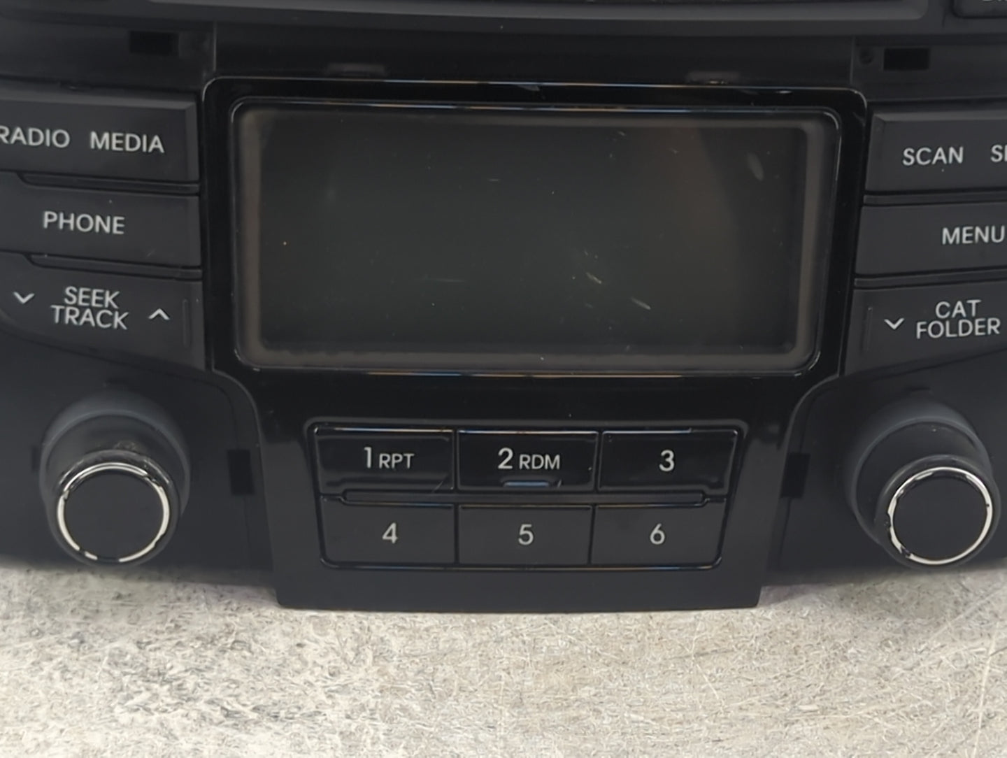 2012-2014 Hyundai Sonata Radio AM FM Cd Player Receiver Replacement P/N:96180-3Q700 961803Q700 Fits Fits 2012 2013 2014 OEM 