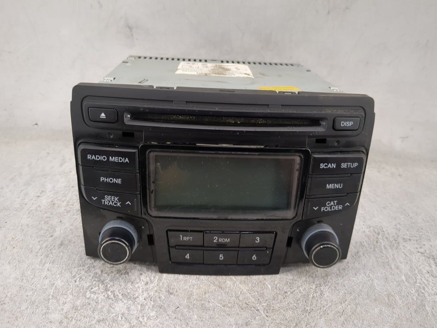 2012-2014 Hyundai Sonata Radio AM FM Cd Player Receiver Replacement P/N:961803Q700 96180-3Q700 Fits Fits 2012 2013 2014 OEM 