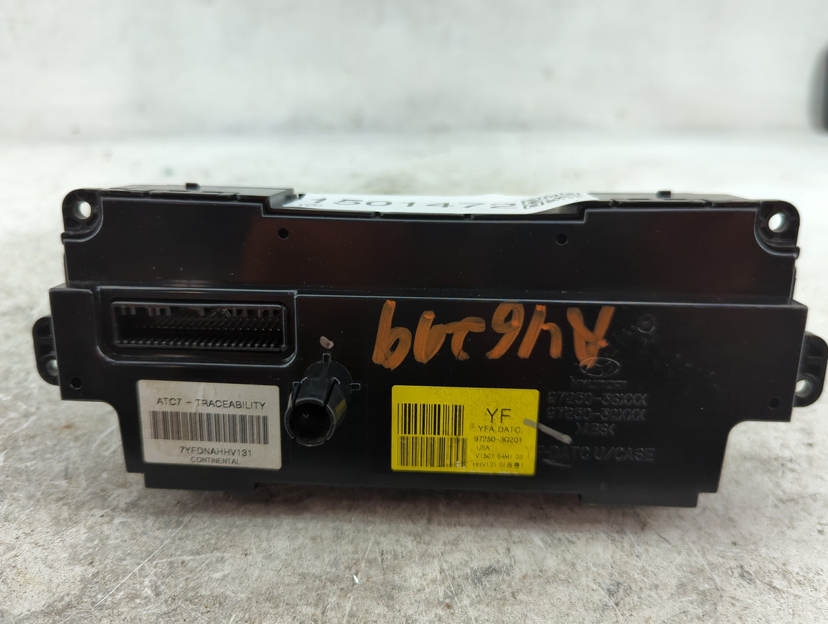 2011-2013 Hyundai Sonata Climate Control Module Temperature AC/Heater Replacement P/N:97250-3SXXX 97250-3QXXX Fits OEM Used 