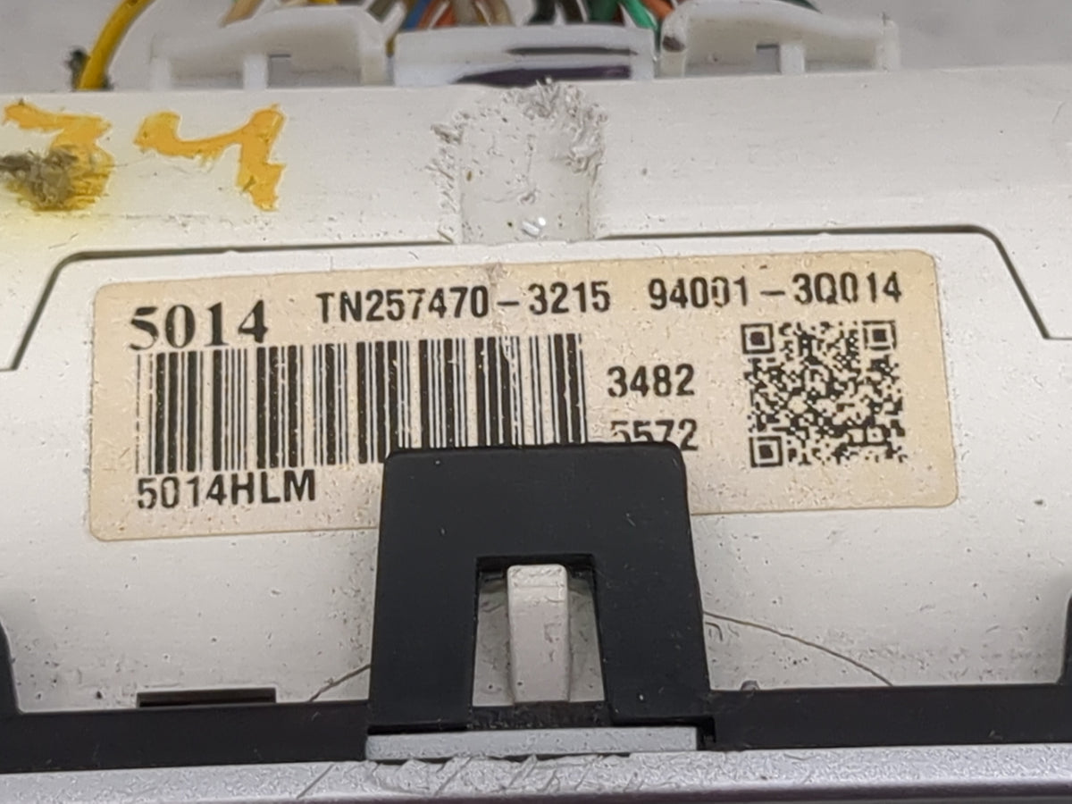 2011-2014 Hyundai Sonata Instrument Cluster Speedometer Gauges P/N:94001-3Q014 TN257470-3215 Miles:108K Fits OEM Used Auto P