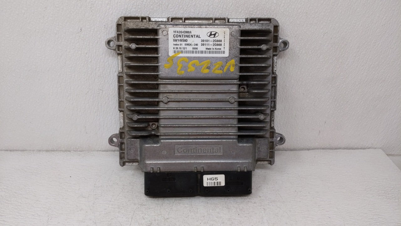 2011-2014 Hyundai Sonata PCM Engine Control Computer ECU ECM PCU OEM P/N:39101-2G668 39111-2G668 Fits Fits 2011 2012 2013 20