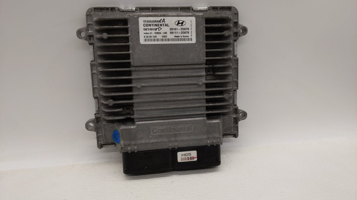 2011-2014 Hyundai Sonata PCM Engine Control Computer ECU ECM PCU OEM P/N:39101-2G668 39111-2G668 Fits 2011 2012 2013 2014 OE
