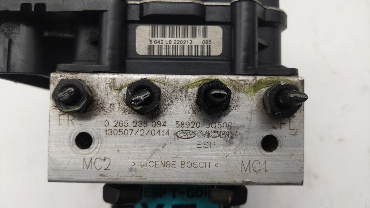 2011-2013 Hyundai Sonata ABS Pump Control Module Replacement P/N:58920-30500 58920-3Q500 Fits Fits 2011 2012 2013 OEM Used A