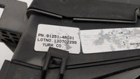 2013-2015 Hyundai Sonata Fusebox Fuse Box Panel Relay Module P/N:130830 1445 91251-4R031 Fits Fits 2013 2014 2015 OEM Used A